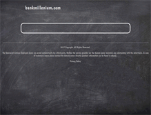 Tablet Screenshot of bankmillenium.com